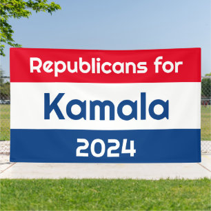 Banderoles Républicains pour Kamala Harris 2024
