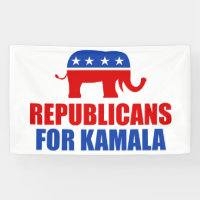 Républicains pour Kamala Harris Elephant Politique