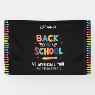 Banderoles Retour à l'école - Classe lumineuse et amusante