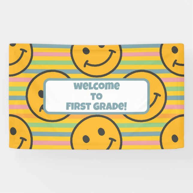 Banderoles Retour à l'école Enseignant Boho Retro (Horizontal)