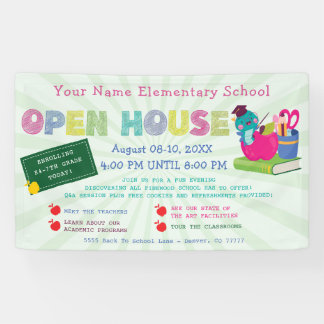 Banderoles Retour à l'école Open House Rencontrez l'enseignan