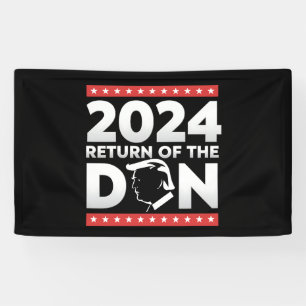 Banderoles Retour du Don Trump 45 47 Président américain 2024