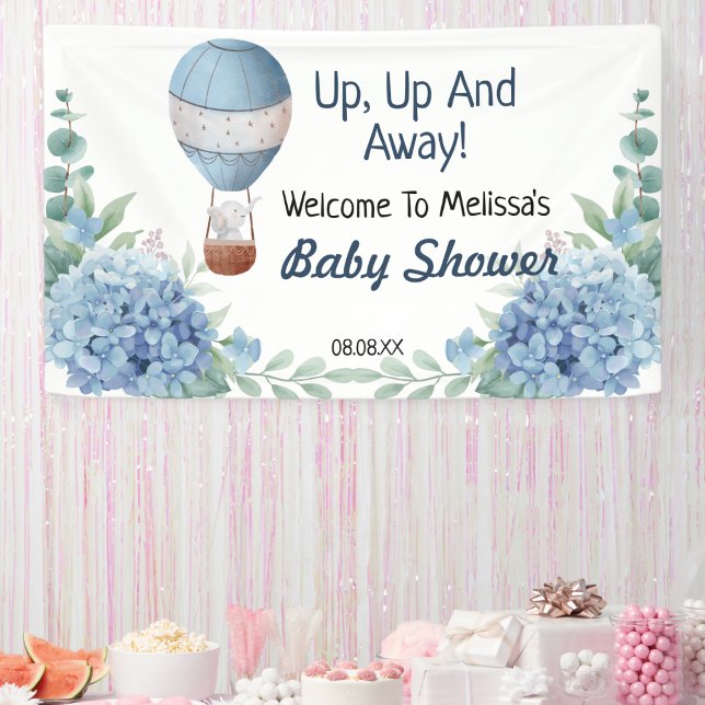 Banderoles Retour vers le haut et l'arrière de la montgolfièr (Créateur téléchargé)