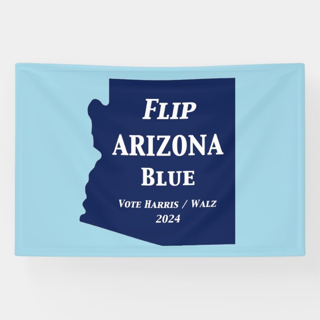 Banderoles Retourner Arizona Blue en 2024 (Horizontal)