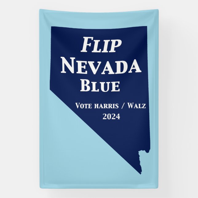 Banderoles Retourner Nevada Blue en 2024 (Verticale)