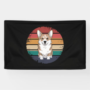 Banderoles Retro Vintage Pembroke Welsh Corgi Lover Dons