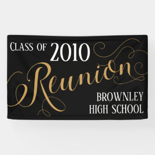 Banderoles Réunion classe élégante