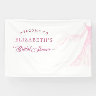 Banderoles Robe de mariée élégante rose pâle Cadeau de mariag