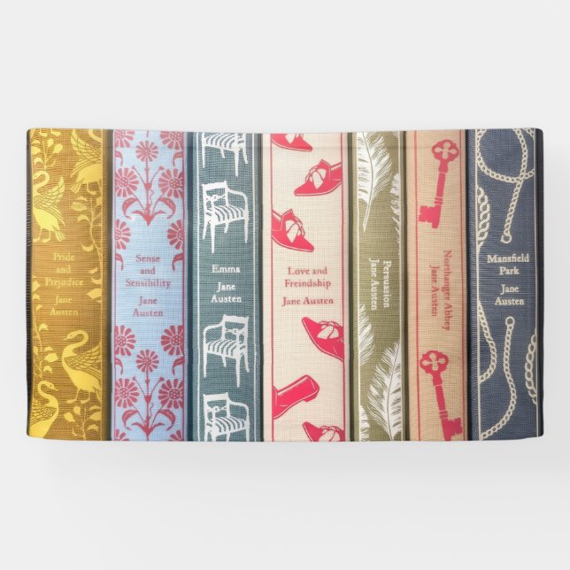 Banderoles Romans de Jane Austen (Horizontal)