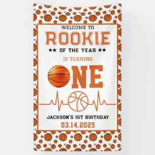 Banderoles Rookie de l'année 1er anniversaire de basket-ball
