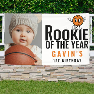 Banderoles Rookie De L'Année Basketball Vinyl Anniversaire