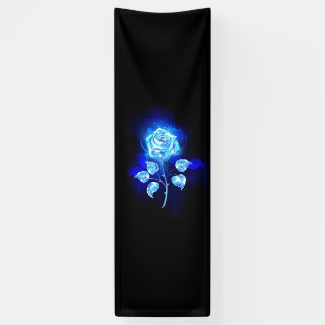Banderoles Rose bleue brûlante (Vertical)