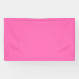 Banderoles Rose chaud