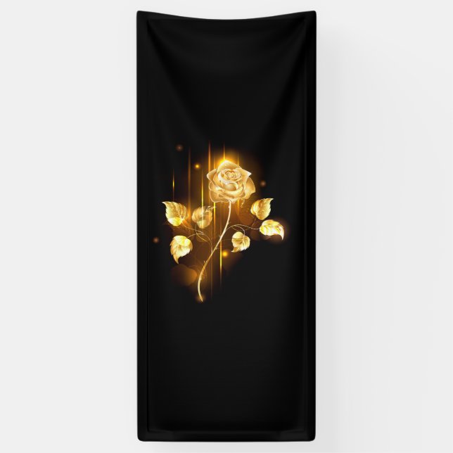 Banderoles Rose d'or ( rose d'or ) (Vertical)