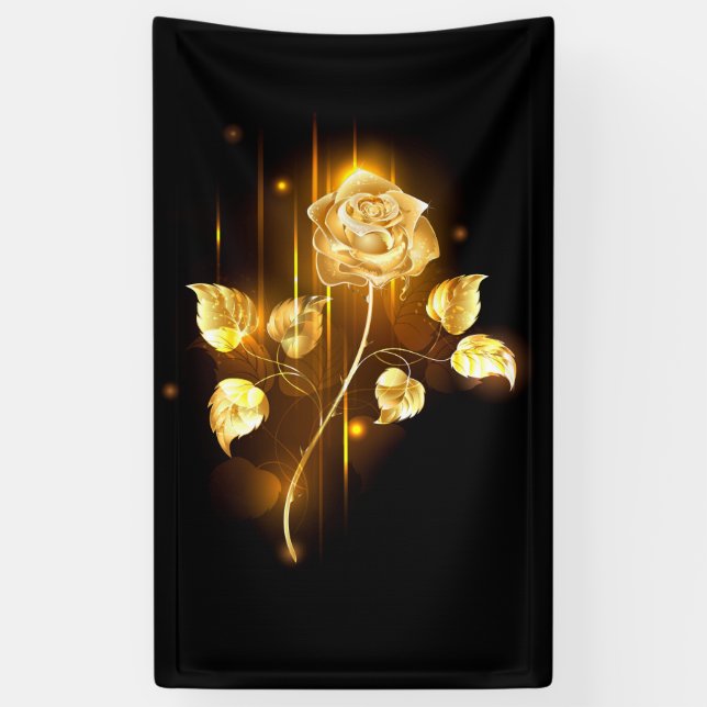 Banderoles Rose d'or ( rose d'or ) (Vertical)