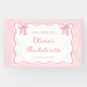 Banderoles Rose en Ruban: Elle Noue le Nœud de la Fête de Bac