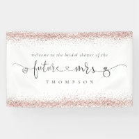 Rose Gold Parties scintillant Avenir Mme Fête des