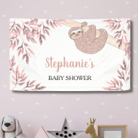 Rose Parties scintillant or mignonne fille Baby sh