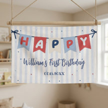 Rouge Blanc & Bleu Anniversaire Patriotique