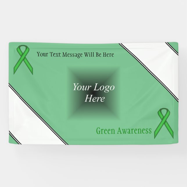 Banderoles Ruban Green Standard par Kenneth Yoncich (Horizontal)