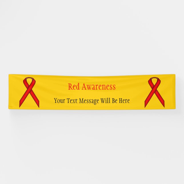 Banderoles Ruban Red Standard par Kenneth Yoncich (Horizontal)