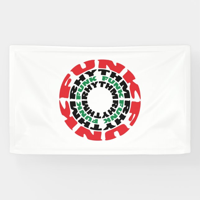 Banderoles Rythme funk Funk Rhythme funk (Horizontal)