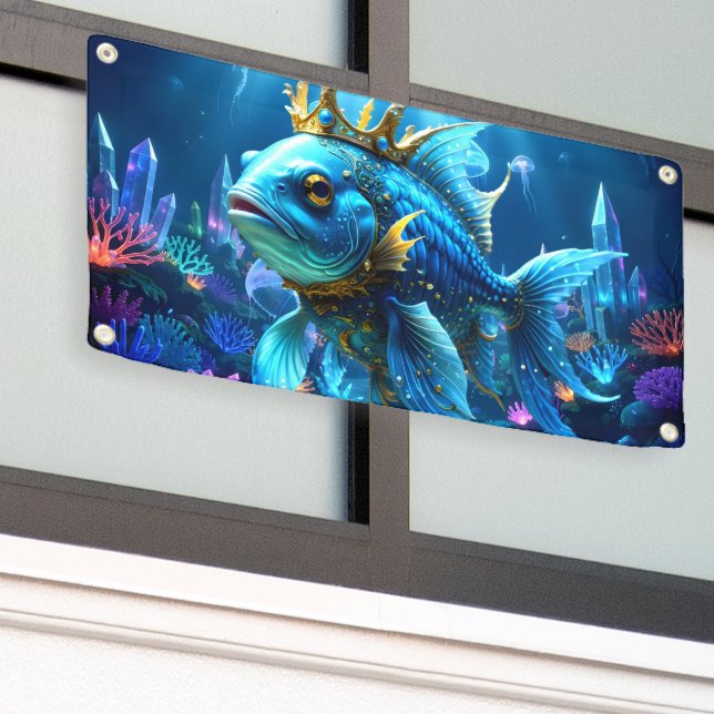 Banderoles Sa Majesté Poissonnière (Bâtiment extérieur)