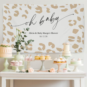 Banderoles Safari Poster de animal Baby shower neutre de genr