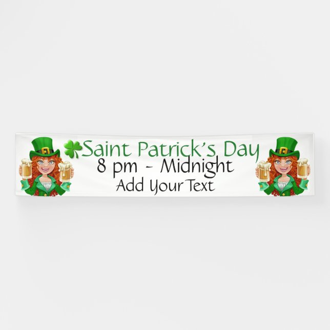 Banderoles Saint Patrick's Day (Horizontal)