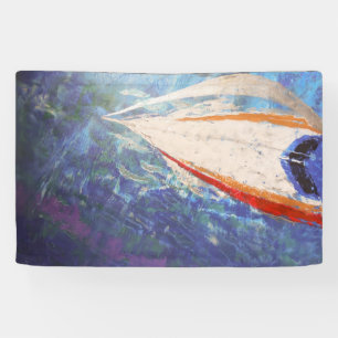 Banderoles Saler avec les dauphins