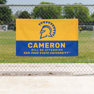 Banderoles San Jose State   Le diplômé sera présent