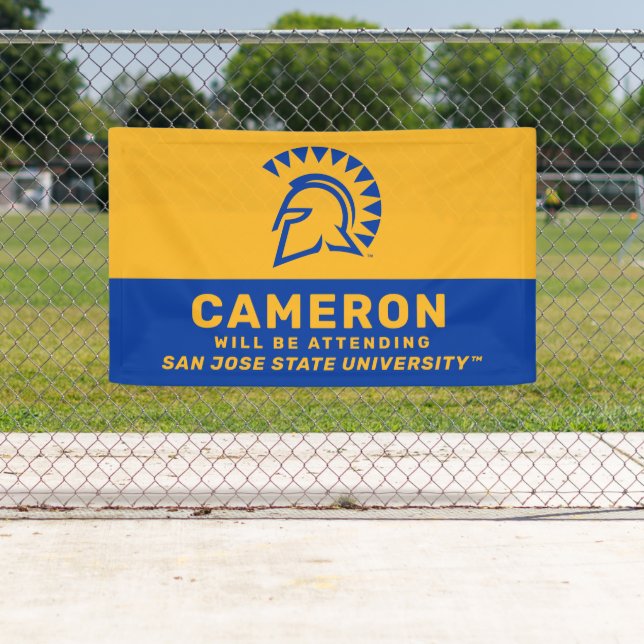 Banderoles San Jose State | Le diplômé sera présent (En situation)