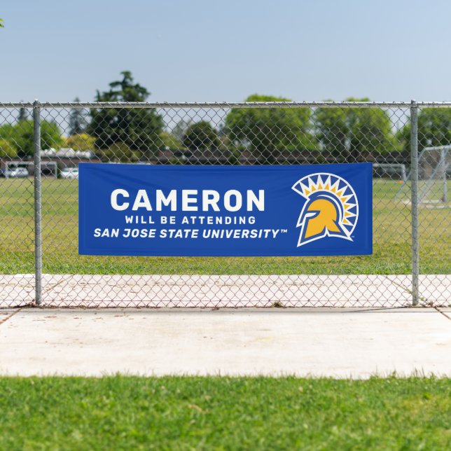 Banderoles San Jose State | Le diplômé sera présent (En situation)