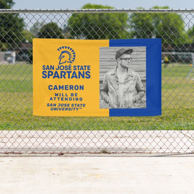 Banderoles San Jose State | Le diplômé sera présent (En situation)
