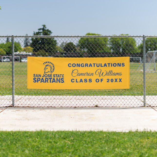 Banderoles San Jose State | Promotion de diplômés (En situation)