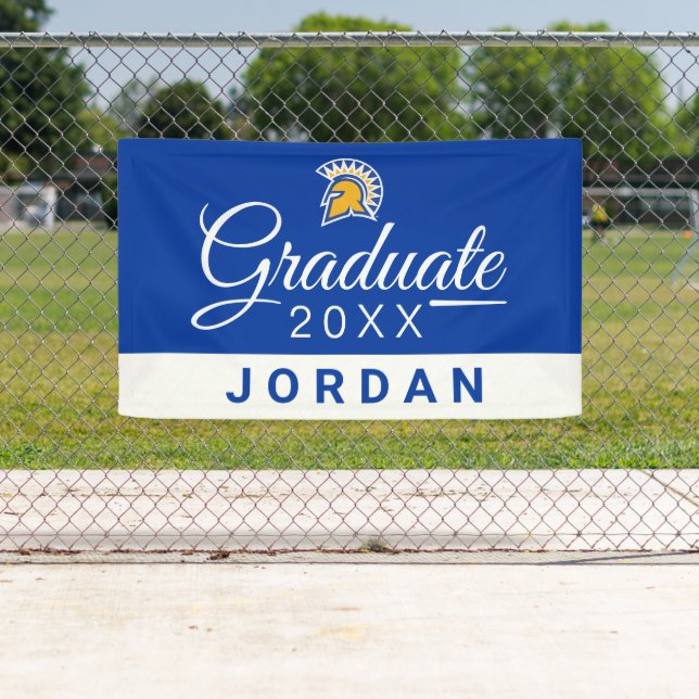 Banderoles San Jose State | Promotion de diplômés (En situation)