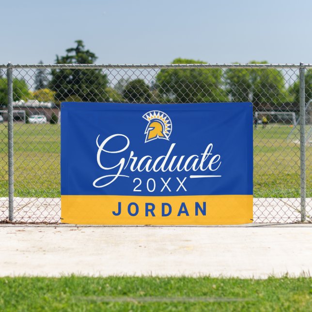 Banderoles San Jose State | Promotion de finissants (Insitu)