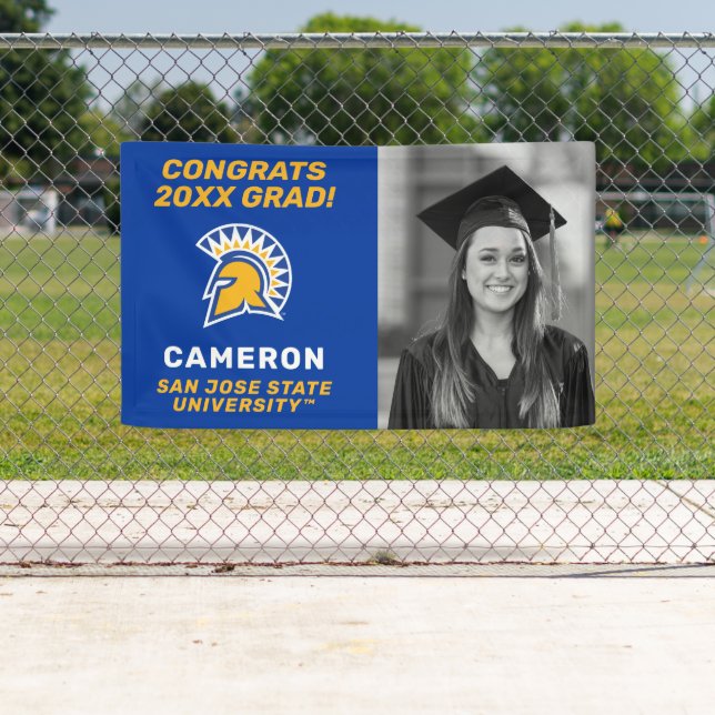 Banderoles San Jose State Spartans | Félicitations Grad (En situation)
