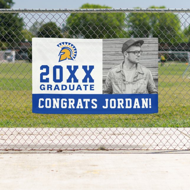 Banderoles San Jose State Spartans | Félicitations Grad (En situation)