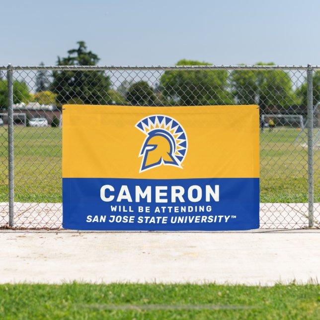 Banderoles San Jose State | Un diplômé sera présent (Insitu)