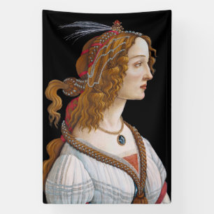 Banderoles Sandro Botticelli - Portrait de Simonetta Vespucci
