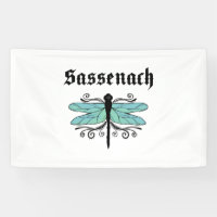 Sassenach Dragonfly Outlander Amber Blue Cadeau Te
