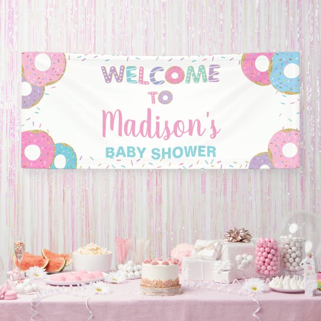 Banderoles Saupoudrer le Baby shower d'anniversaire Contexte (Fête)