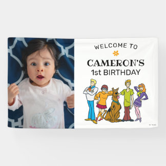 Banderoles Scooby-Doo et Gang Super Anniversaire Bienvenue