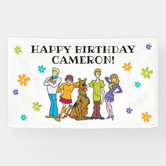 Banderoles Scooby-Doo et l'anniversaire de Gang