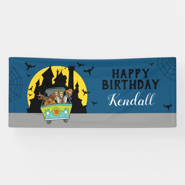 Banderoles Scooby Doo Spooktacular Halloween Anniversaire (Horizontal)