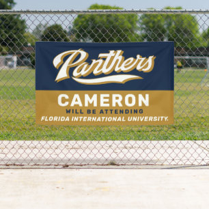 Banderoles Script de Panthers FIU