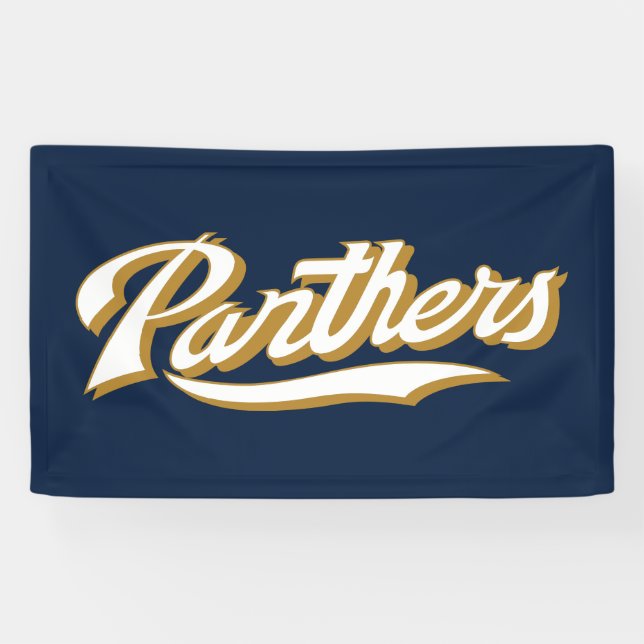 Banderoles Script de Panthers FIU (Horizontal)