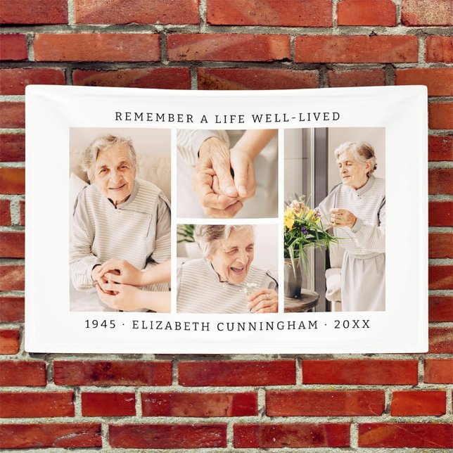 Banderoles Se souvenir d'une vie moderne simple 4 photo Colla (Créateur téléchargé)