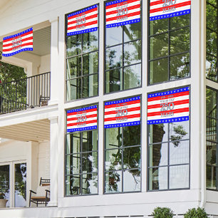 Banderoles Semiquincentenaire Stars & Stripes 250 Ans